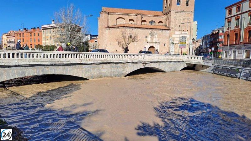 Medina del Campo: Nivel rojo de alerta activado por CHD en el río Zapardiel