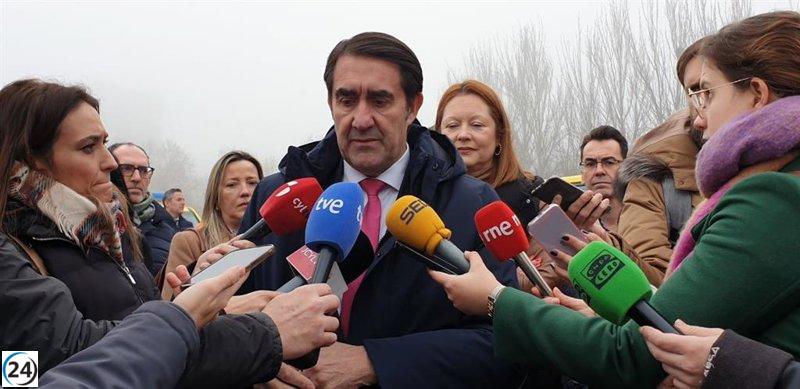 Las inundaciones de la borrasca en CyL ocasionan destrozos valorados en 9 millones.