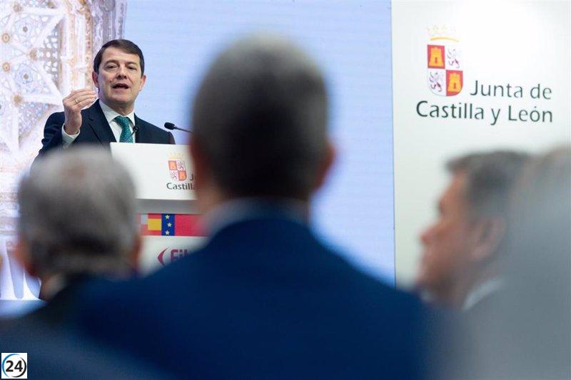 El presidente Mañueco revela que el gasto turístico en Castilla y León alcanzará los 2.600 millones en 2023.