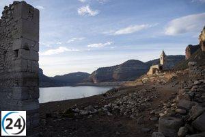 Las reservas acuáticas del Duero aumentan cerca de un 2% en una semana.