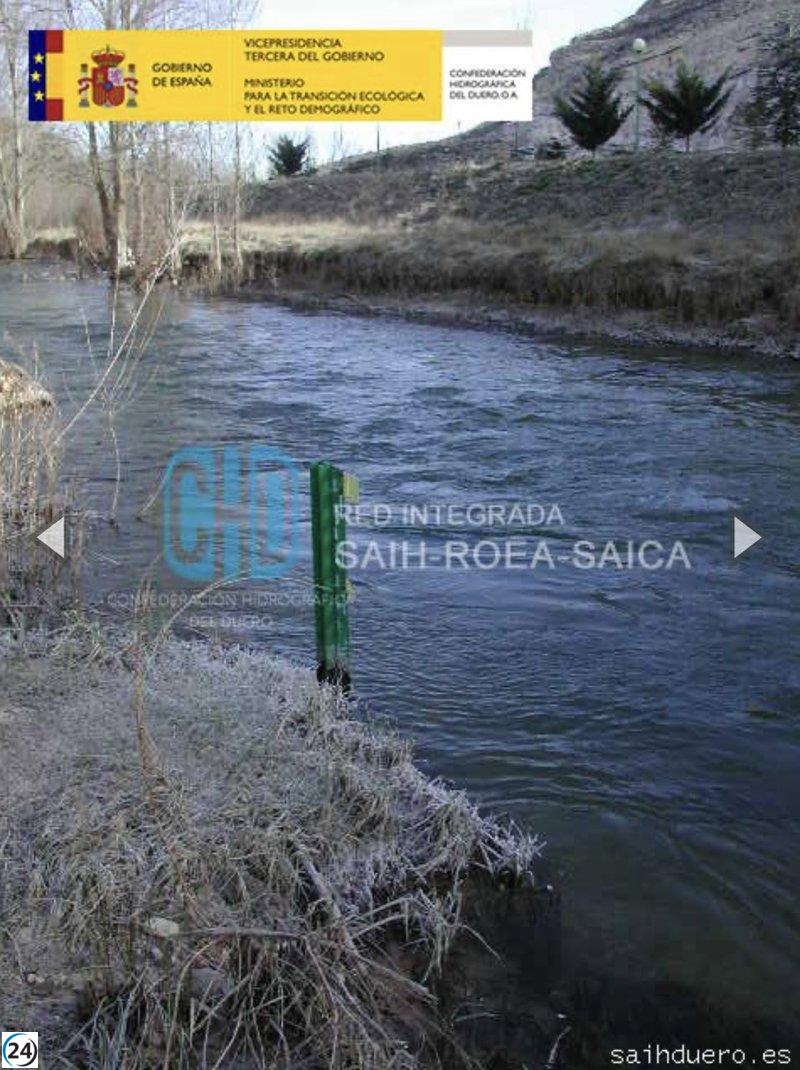 Advertencia por inundaciones en ríos de Soria y Burgos.