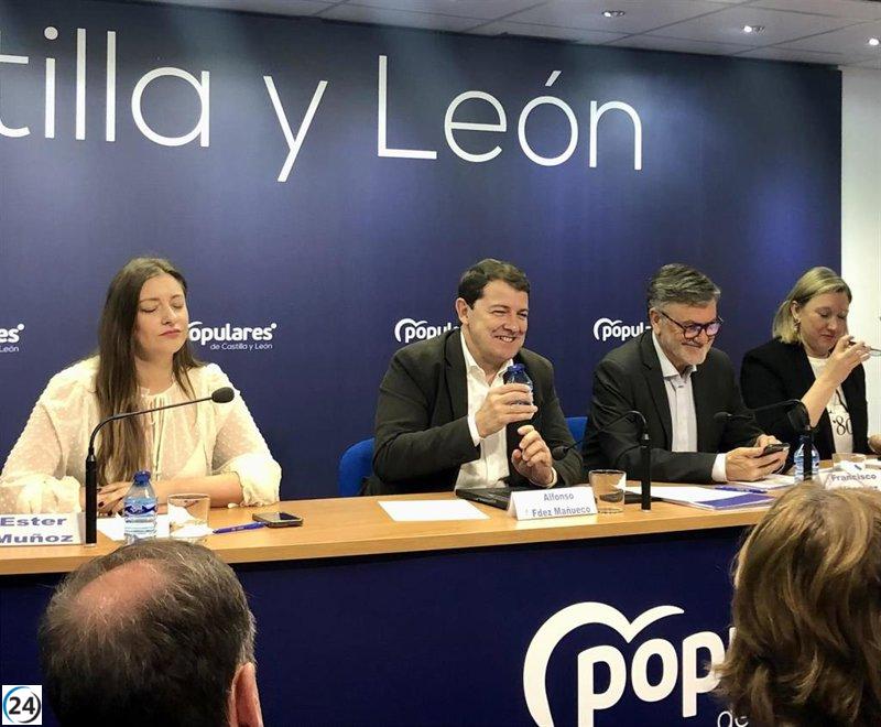 Mañueco insta a acelerar para que el PP triunfe en la UE y el 