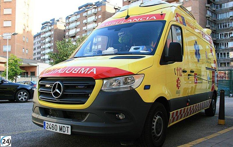 Accidente en la CL-501 deja a una persona herida en Santa María del Tiétar (Ávila)