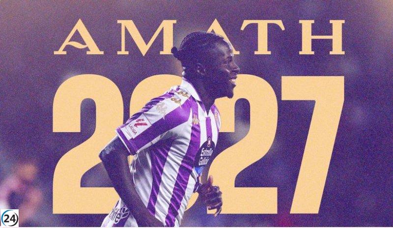 Fichaje de Amath, el cuarto en el Real Valladolid tras la promoción.