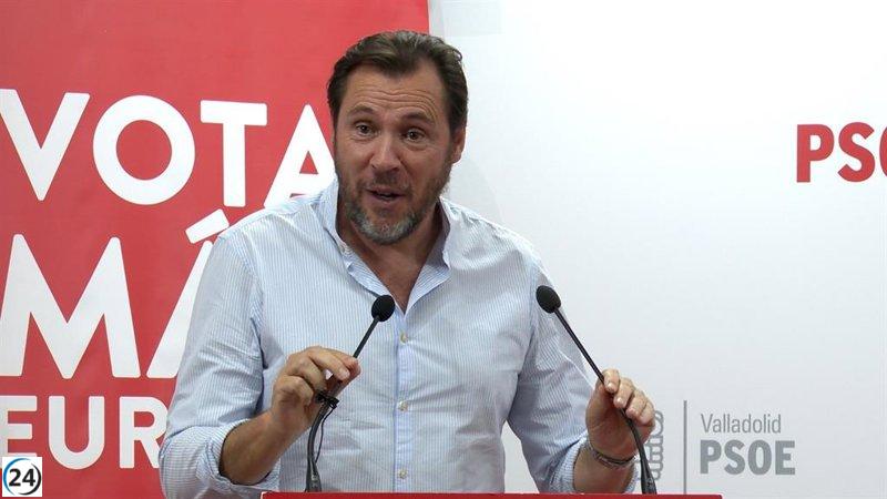 Puente advierte que el PP tendrá una sorpresa desagradable el domingo.