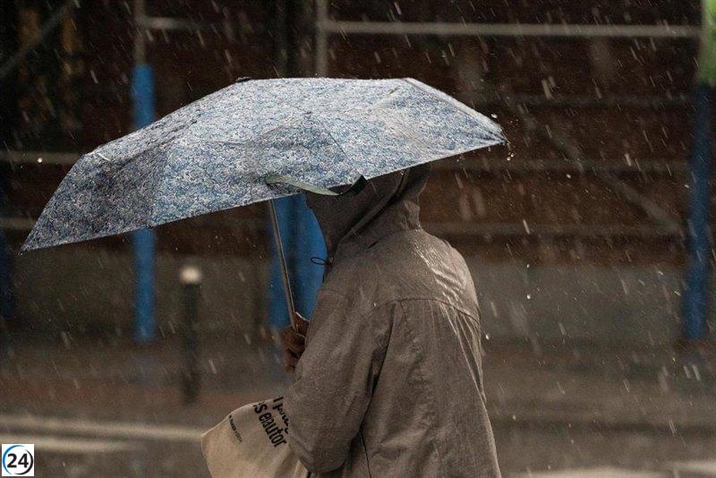 Tormentas y lluvias ponen en alerta amarilla a Ávila, Salamanca y Segovia este lunes