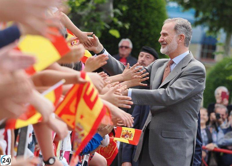 El rey Felipe VI elogia la exposición 'Hospitalitas' de las Edades del Hombre