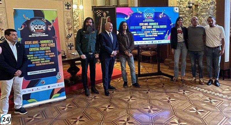 Festival Cosquin Rock de Valladolid reunirá a artistas internacionales en septiembre.