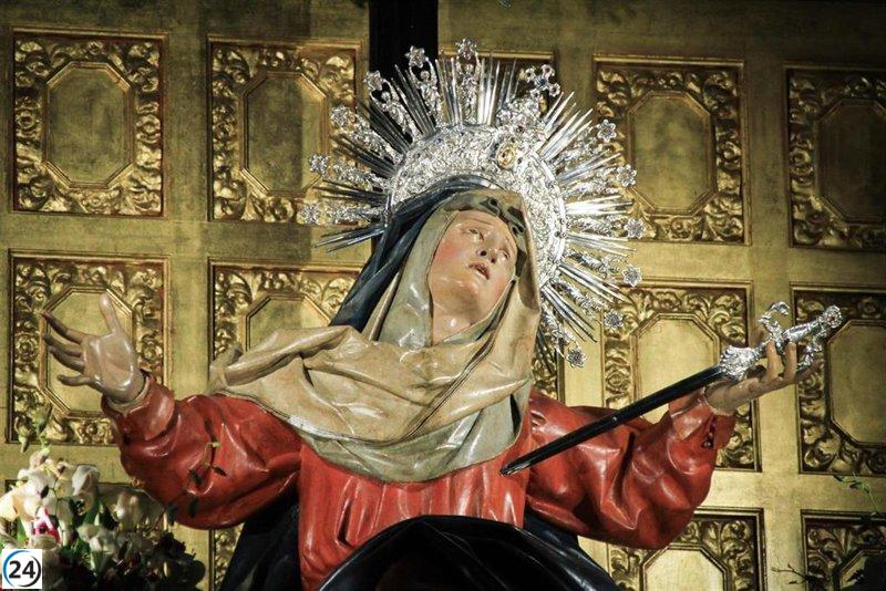 La Dolorosa de la Vera Cruz será llevada en procesión a la Iglesia de San Miguel el 14 de julio.
