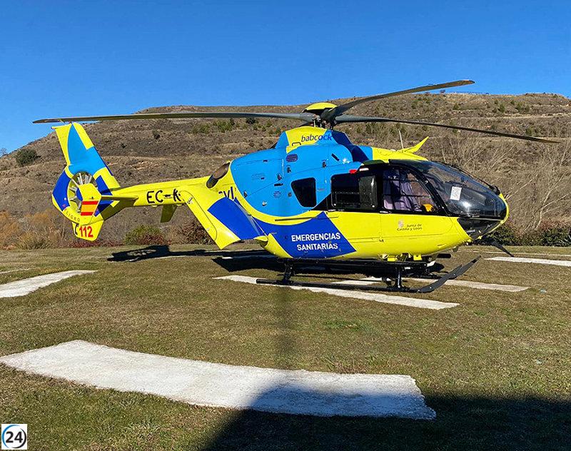 Mujer de 61 años resulta herida en accidente de tráfico en Arévalo.