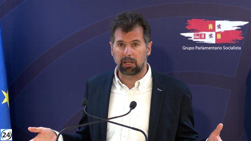 Tudanca acusa a Mañueco de favorecer a Feijóo con la Ley de Amnistía.