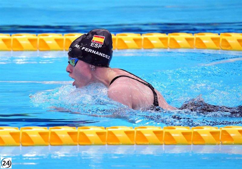 Marta Fernández consigue medalla de bronce en natación adaptada.