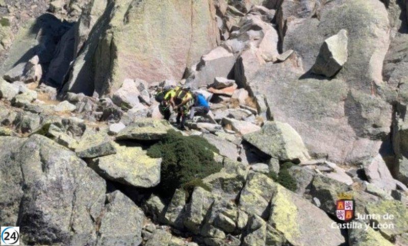 Valiente rescate de escalador herido en Gredos (Ávila)