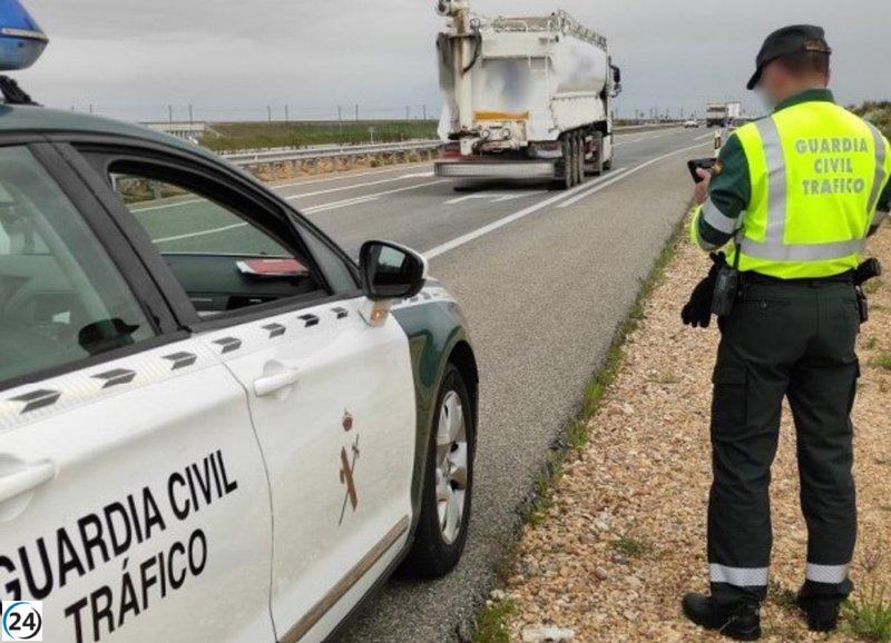 Detenido cerca de Villalpando con un coche robado en Valladolid.
