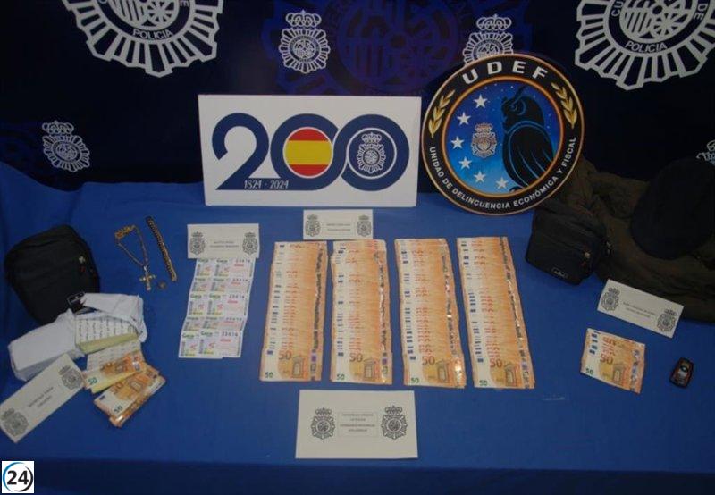 Dos individuos arrestados en Valladolid por fraude de 12.000 euros utilizando el timo del 'tocomocho'