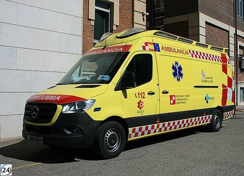 Accidente en la A-62: Volcamiento de vehículo deja una persona herida en Cabezón, Valladolid.