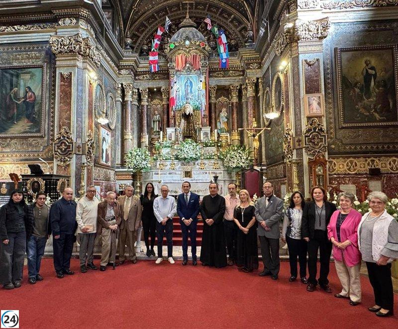 La Diputación de Valladolid rinde homenaje en México a fray Antonio Alcalde, destacado benefactor de Guadalajara.