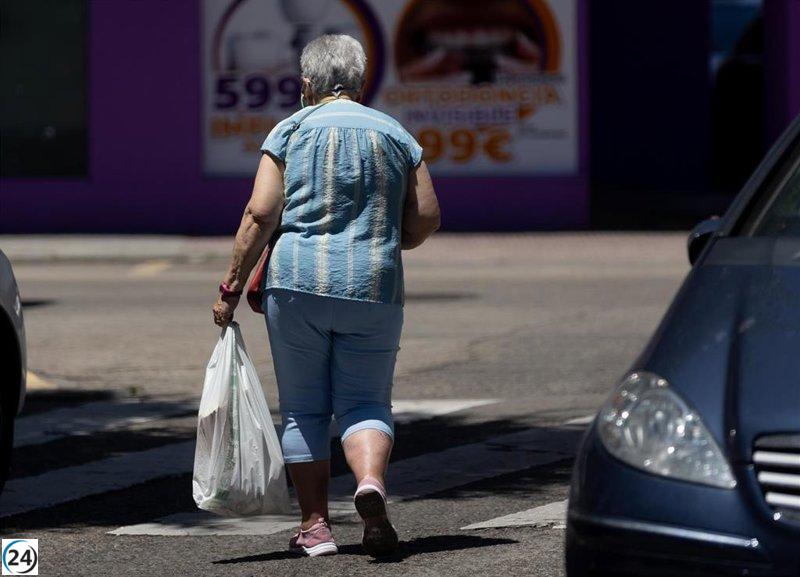 Aumento del 1,01% en pensionistas en noviembre, inferior a la media nacional.