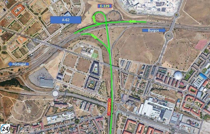Reabre la calzada izquierda de la VA-30 tras culminación de obras en Arroyo.