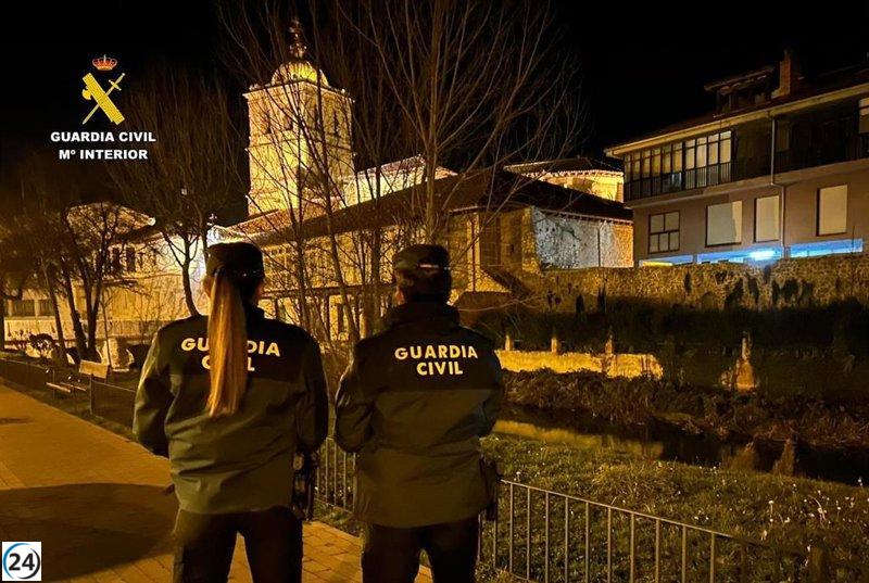 Arrestado en Palencia por asalto violento y resistencia a la autoridad.