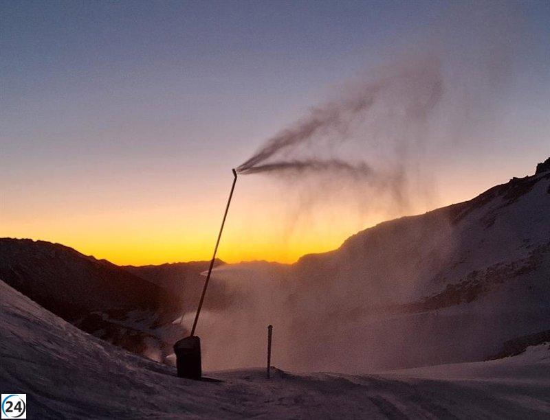 San Isidro atrae a 4.500 esquiadores en la temporada navideña.