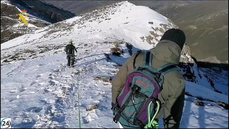 El GREIM salva a un padre y su hijo en el Pico San Lorenzo.