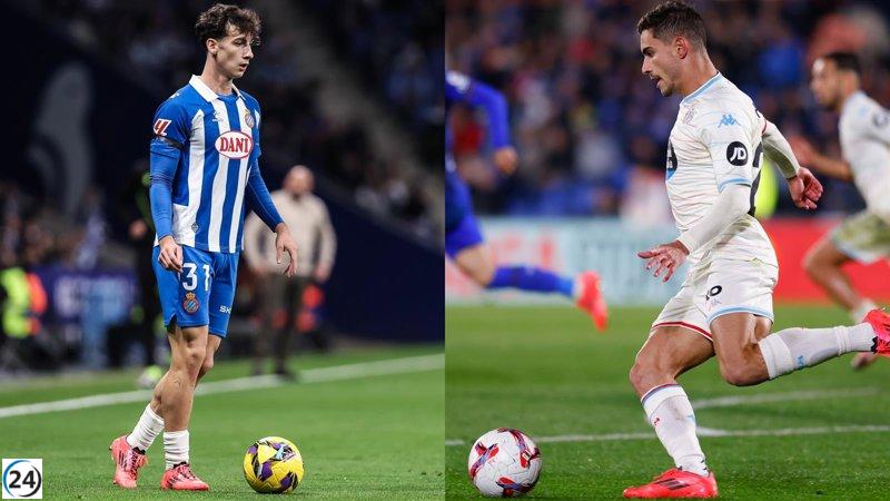 Espanyol y Valladolid se enfrentan por abandonar la zona de descenso en Cornellà.