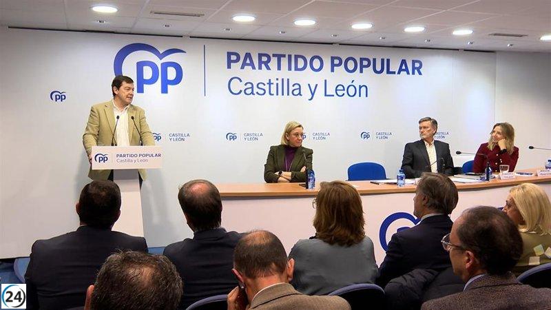 Mañueco optimiza la estructura del PP para cerrar con éxito su último año de legislatura.