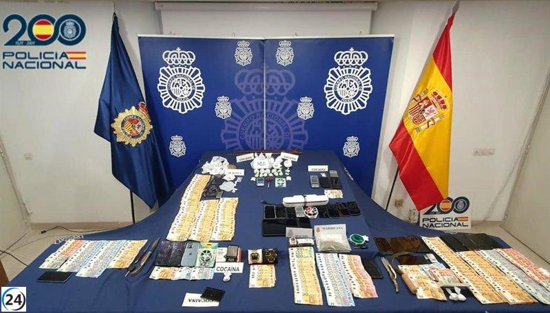 Desarticulada red de narcotráfico en Segovia y Palencia con 19 arrestos.