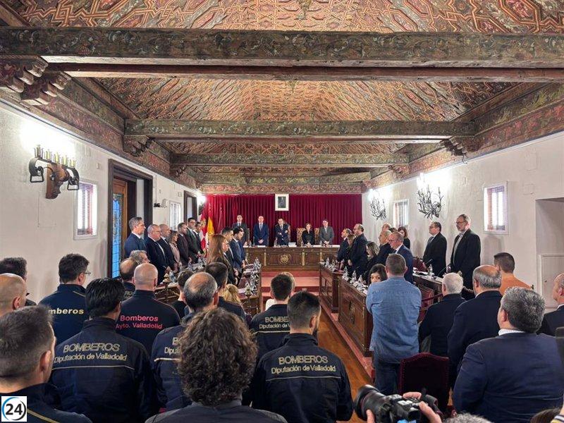 Diputación de Valladolid reconoce al bombero Fernando Navarro con Distinción Especial.