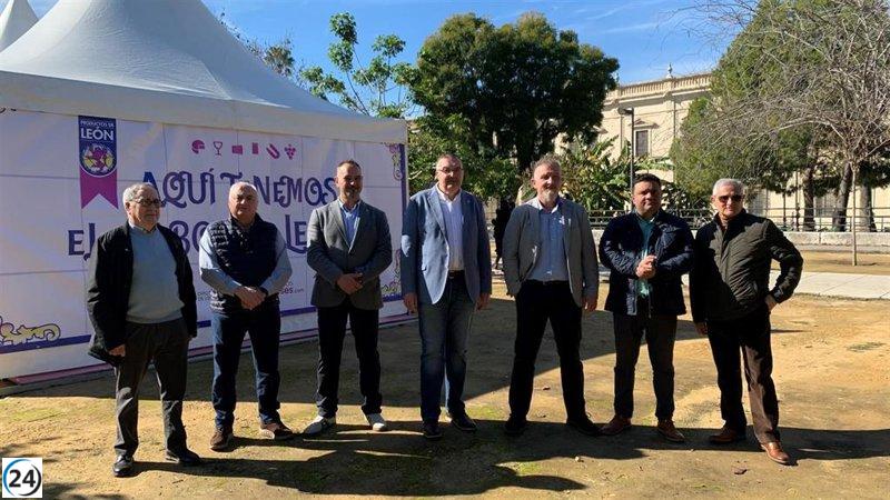 Los pendones y los 'Productos de León' brillan nuevamente en Sevilla.