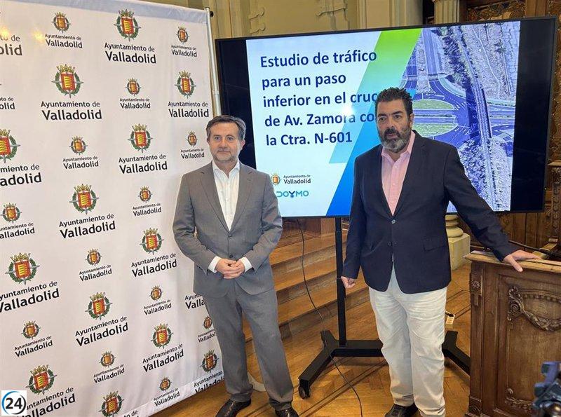 Valladolid plantea un túnel bidireccional en la N-601 de San Agustín y solicita apoyo financiero.