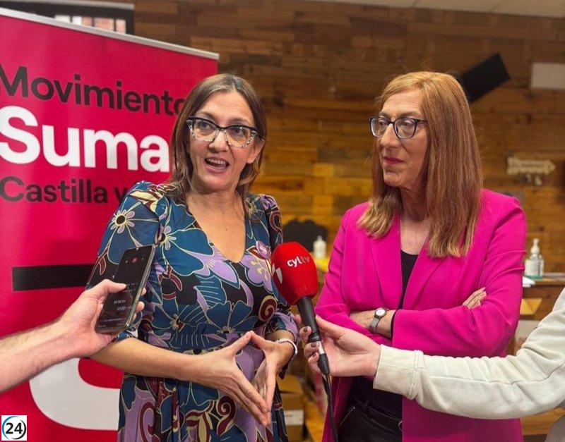 Sumar insta a Castilla y León a aprovechar oportunidades tras años de inacción con el PP.