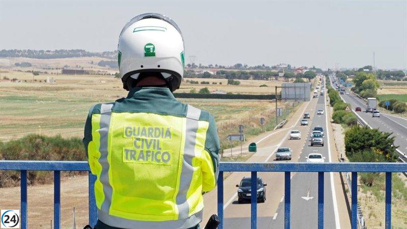 Capturan a dos conductores a más de 200 km/h en la N-601, Boecillo.