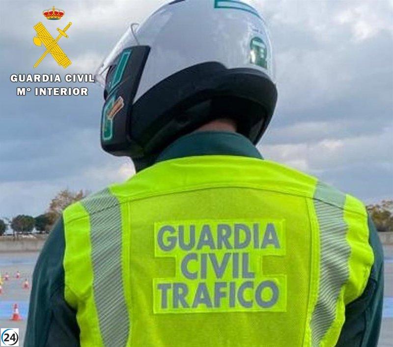Burgos: Un detenido por accidente múltiple tras conducir ebrio y provocar la caída de carga de un camión.