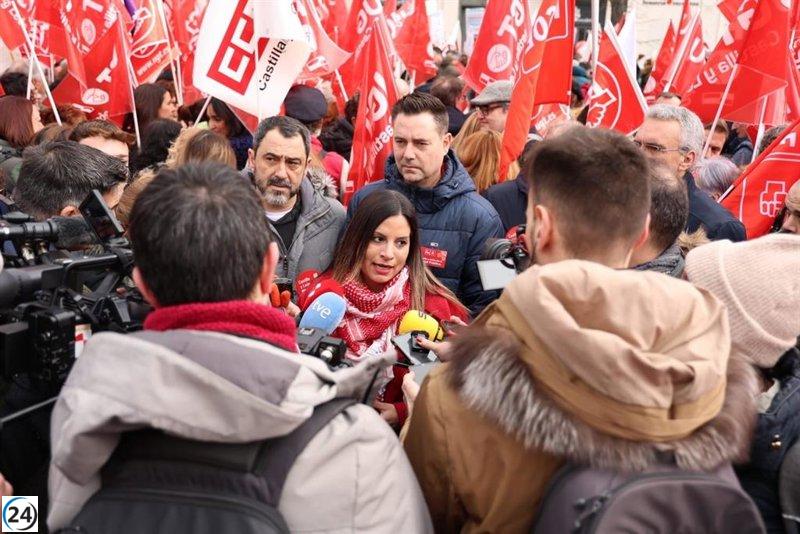 El PSCyL insta a prestar atención a una ciudadanía que denuncia la deterioración de la Sanidad.