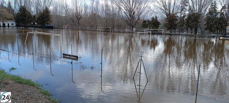 Ávila en estado de alarma por aumento de caudal en los ríos Chico y Adaja.