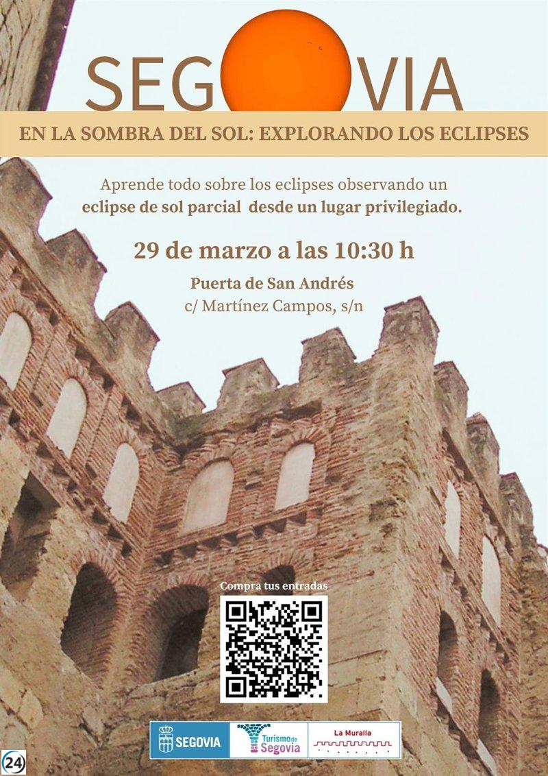 Segovia invita a contemplar el eclipse solar del sábado desde su histórica muralla.