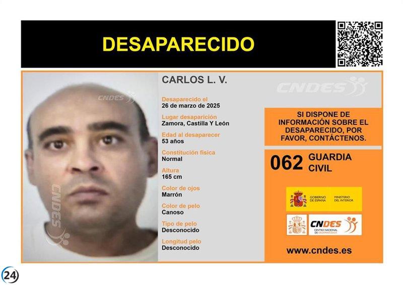 Desaparece hombre de 53 años en Arquilinos, Zamora.