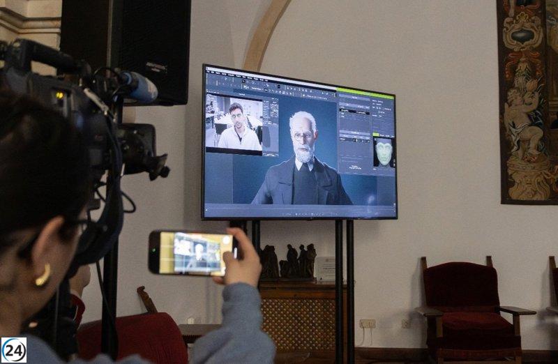 Un avatar de Miguel de Unamuno cobra vida gracias a la Inteligencia Artificial y reproduce su voz.