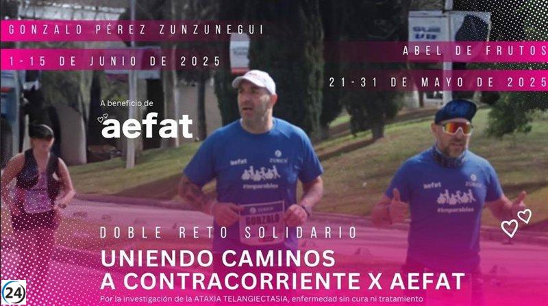 Un segoviano recorrerá 600 km del Camino de Santiago para concienciar sobre la ataxia telangiectasia.