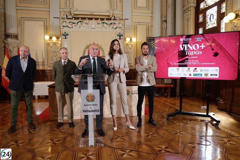 'Vino y Tapas' deleita Valladolid con gastronomía en miniatura del 16 al 18 de mayo en la Acera de Recoletos.