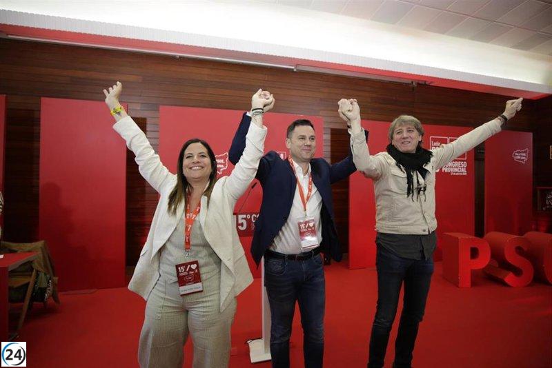 Cendón y su equipo del PSOE de León reciben respaldo del 84% en su nueva gestión.