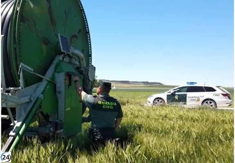 Arresto por sustracción de cobre y materiales en fincas de Cabezón y Cigales.