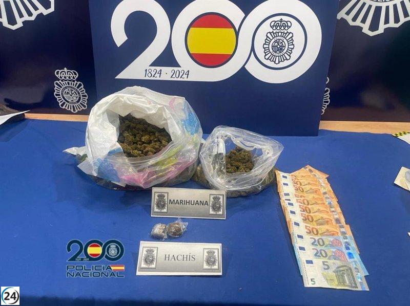 Cerrado un centro de distribución de drogas en Parquesol, Valladolid, con 2 kilos de sustancias ilegales.