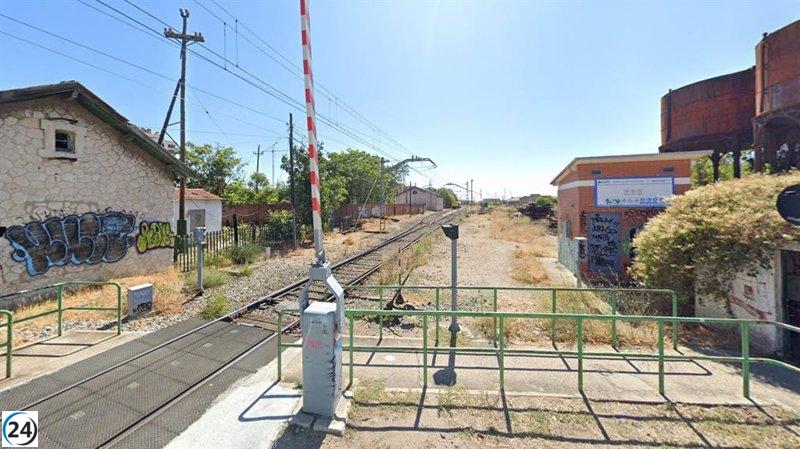 El último tren de mercancías transitará este viernes por la Vía de Ariza en Valladolid.
