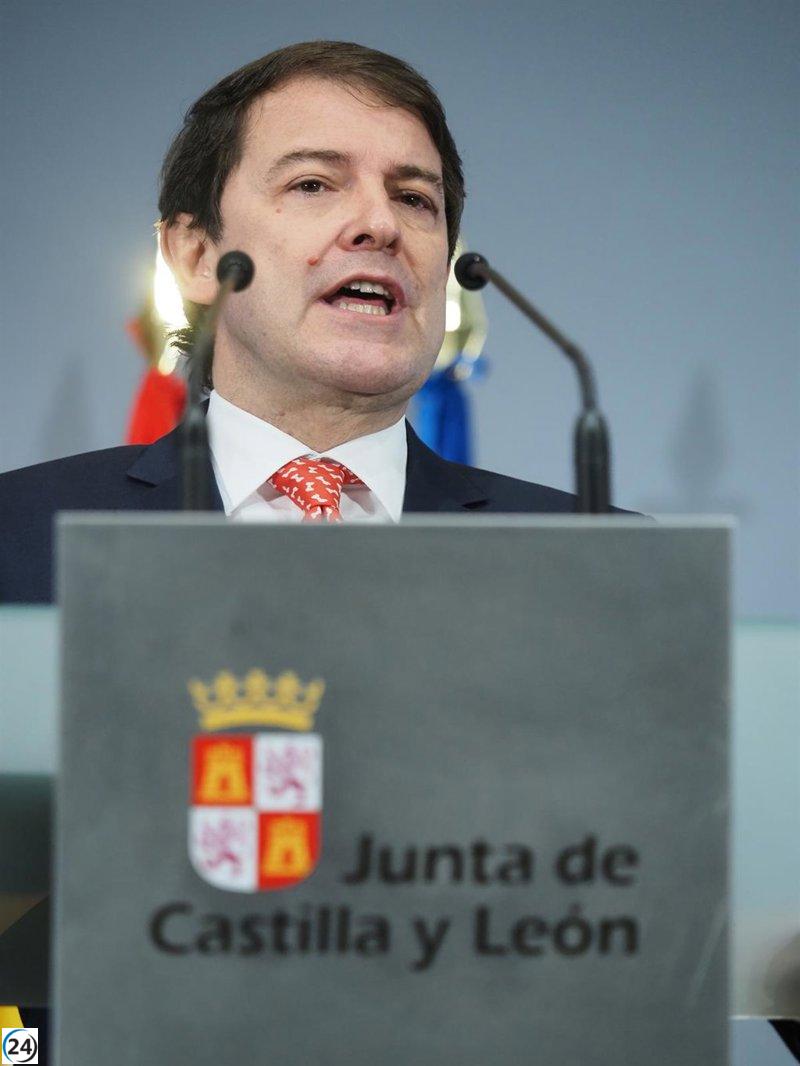 Mañueco denuncia que Sánchez y Ábalos orquestaron la moción en CyL usando tránsfugas.