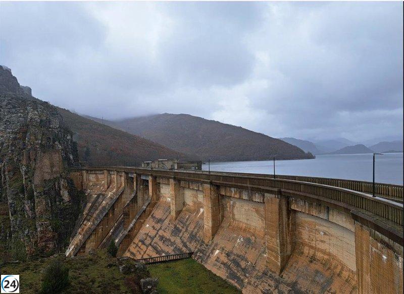 Reservas de agua en el Duero alcanzan un 92,6% de su capacidad.