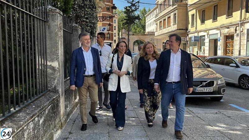 Gamarra predice el ocaso del sanchismo y exhorta a combatir la corrupción.