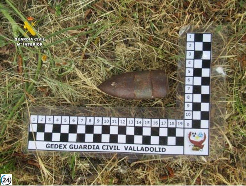 La Guardia Civil neutraliza un artefacto explosivo en Cogeces del Monte.